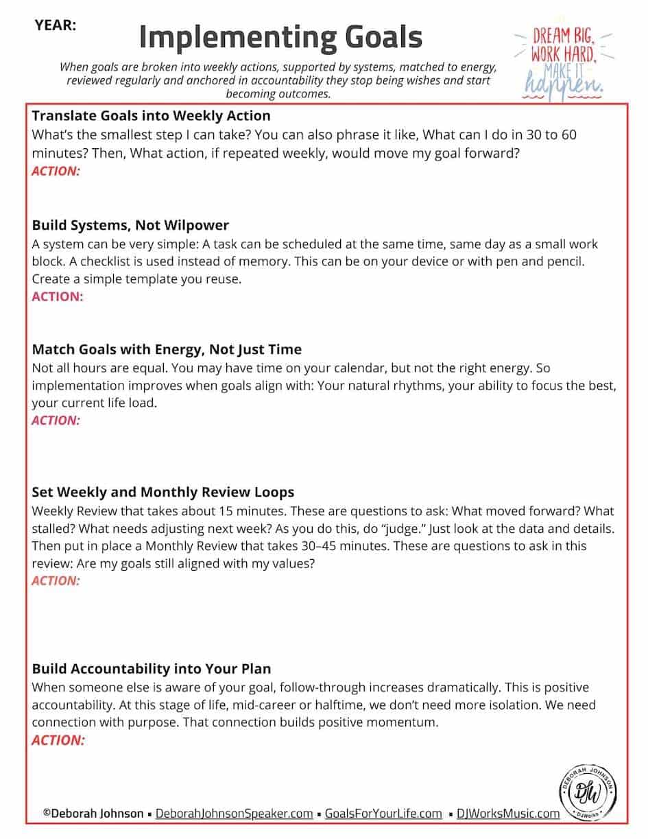 Implementing Goals-Deborah Johnson