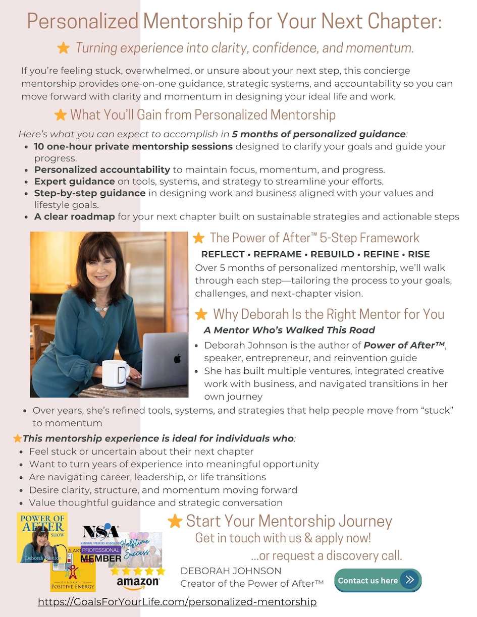 Personalized Mentorship-Accountability-Deborah Johnson